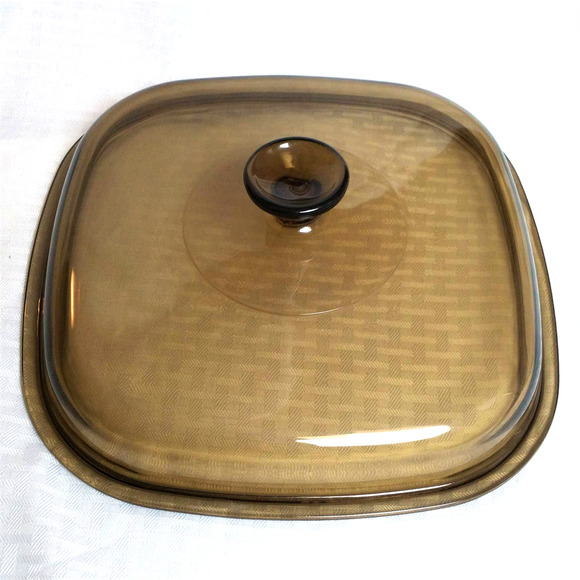 Pyrex Tan Square Pyrex | Kitchen | Pyrex Brown Square Corning Ware Lid A2c | Poshmark